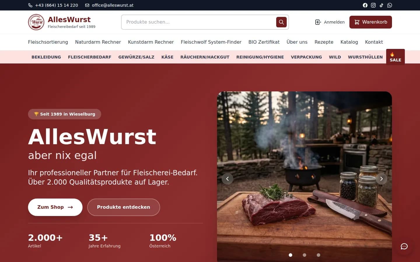 E-Commerce-Plattform — Projekt-Screenshot