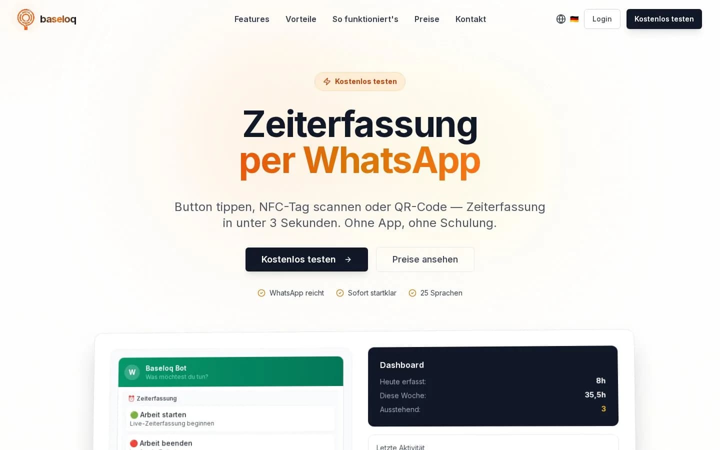 Baseloq — Projekt-Screenshot