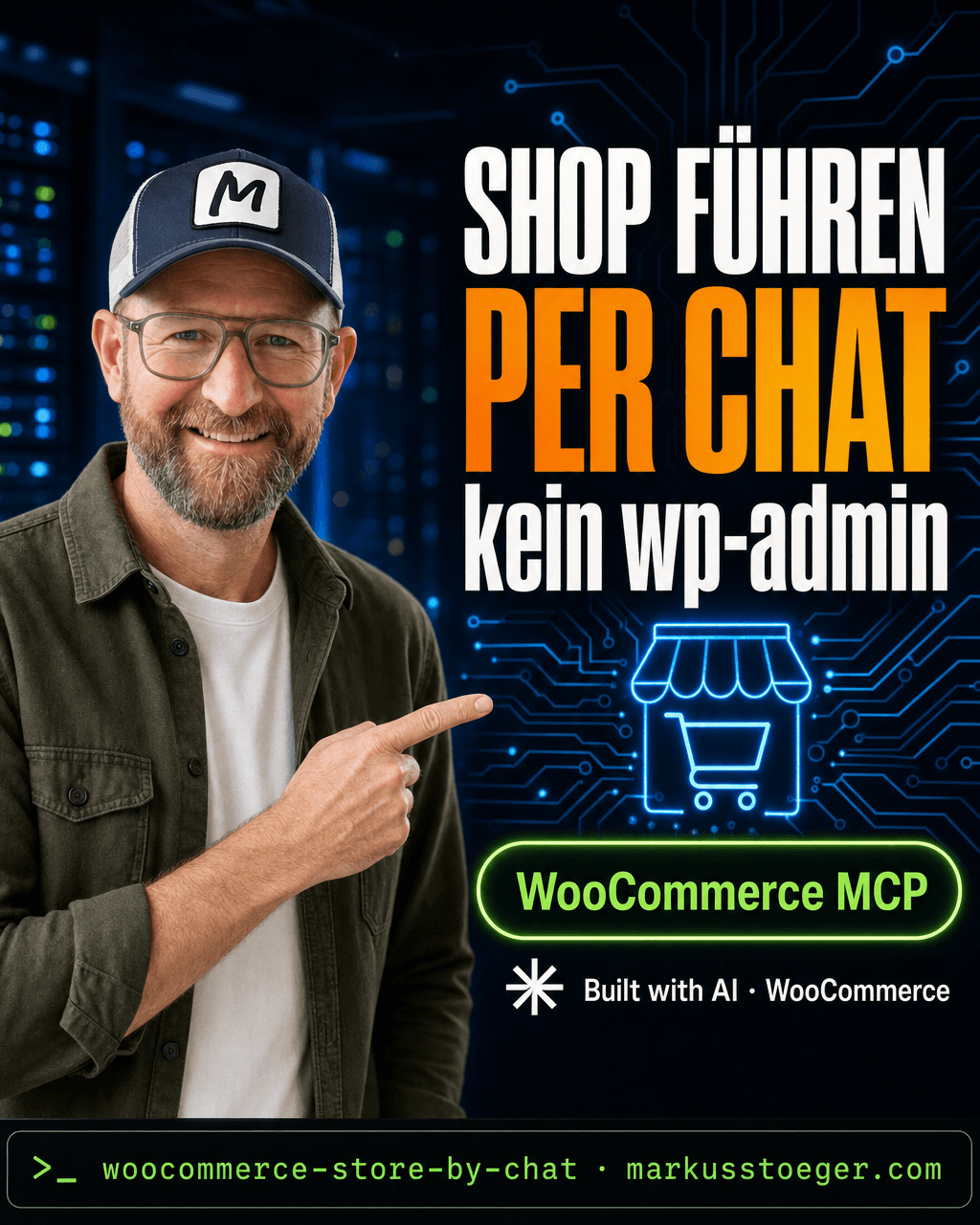 Führ deinen WooCommerce-Shop per Chat — kein wp-admin-Geklicke mehr